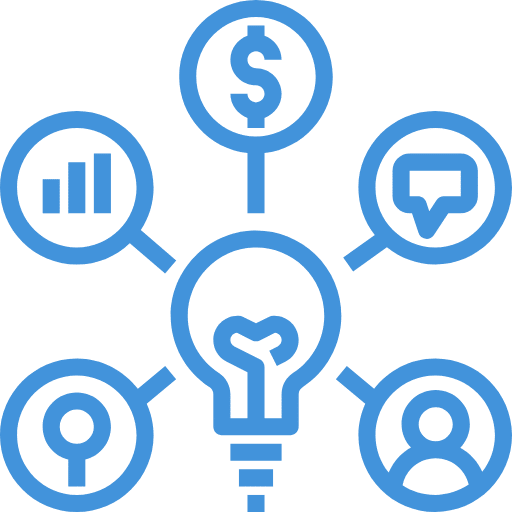 Understanding business operations icon